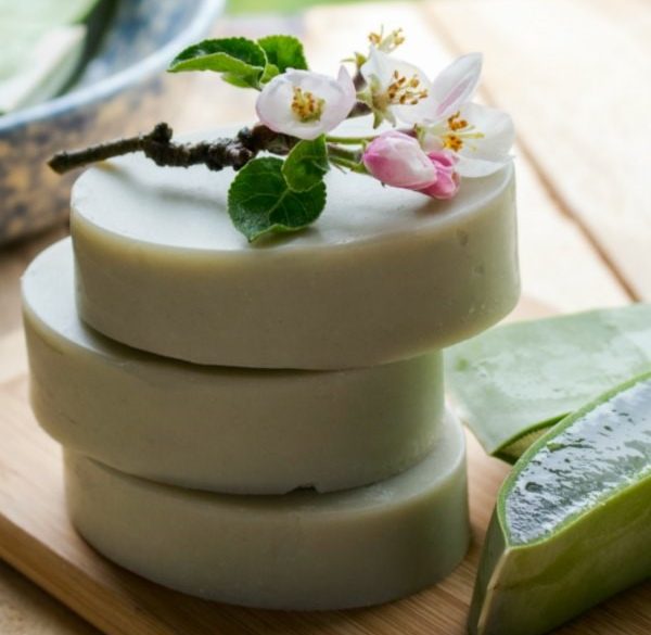 طرز تهیه صابون جامد آلوئه ورا